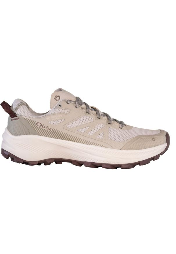 OBOZ - Damskie buty trekkingowe Oboz Katabatic LT GTX Low. Kolor: beżowy. Styl: sportowy