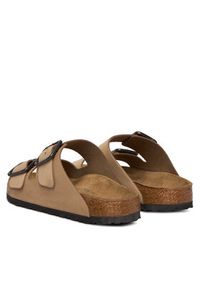 Birkenstock Klapki Arizona Wire Buckle 1031627 Beżowy. Kolor: beżowy. Materiał: skóra, nubuk #3