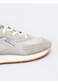 Big-Star - Sneakersy męskie ze skóry naturalnej szare RR174374 902. Okazja: na co dzień. Kolor: szary. Materiał: skóra. Szerokość cholewki: normalna #6