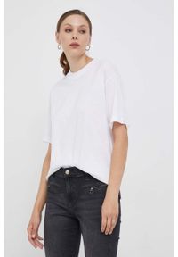 JOOP! - Joop! t-shirt bawełniany kolor biały. Kolor: biały. Materiał: bawełna. Wzór: gładki #1
