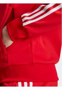 Adidas - adidas Bluza adicolor Classics SST IK4032 Czerwony Regular Fit. Kolor: czerwony. Materiał: syntetyk #4