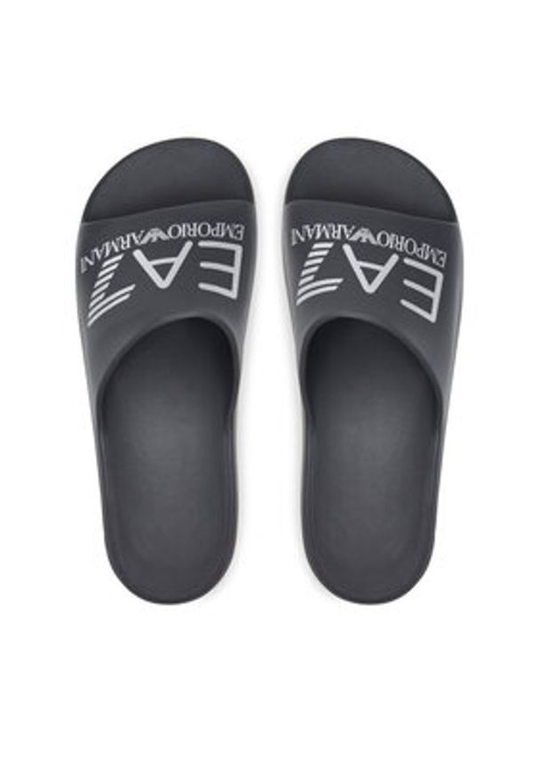 EA7 Emporio Armani Klapki XBP008 XK337 U501 Szary. Kolor: szary