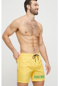 Bikkembergs szorty kąpielowe kolor żółty. Kolor: żółty #3