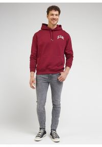 Lee - LEE MĘSKA BLUZA VARSITY HOODIE PORT 112341673 LL80015548