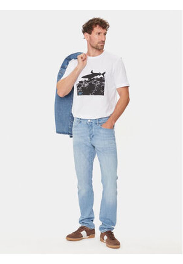 BOSS Jeansy Delaware3-1-Bf 50513692 Niebieski Slim Fit. Kolor: niebieski