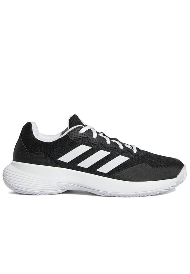 Adidas - Buty adidas Gamecourt 2.0 Tennis GZ0694 - czarne. Kolor: czarny. Szerokość cholewki: normalna. Sport: tenis