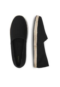 DeeZee Espadryle LILY WSS20375-35 Czarny. Kolor: czarny. Materiał: materiał #4