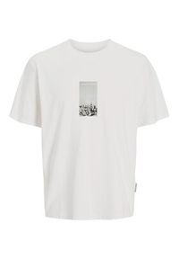 Jack & Jones T-Shirt Pacer Photo 12273775 Biały Relaxed Fit. Kolor: biały. Materiał: bawełna #7
