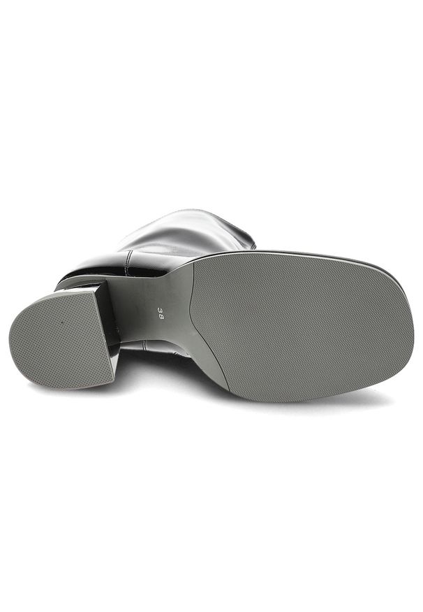 Czarne Botki S.Barski Eleganckie Obuwie Damskie Z Broszką. Kolor: czarny. Materiał: materiał. Sezon: lato. Obcas: na obcasie. Styl: elegancki. Wysokość obcasa: średni