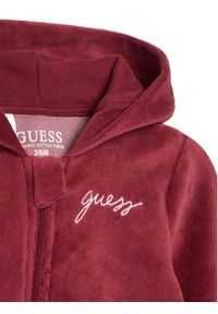Guess Komplet dresowy H5BW07 KAVN4 Bordowy Regular Fit. Kolor: czerwony. Materiał: bawełna #5