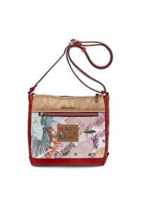 Czerwona Stylowa Torebka Damska Anekke Hollywood. Kolor: czerwony. Wzór: aplikacja. Materiał: zdobione. Styl: elegancki #7