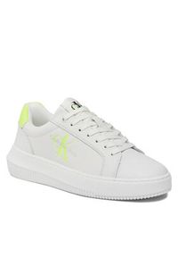 Calvin Klein Jeans Sneakersy Chunky Cupsole Laceup Mon Lth Wn YW0YW00823 Biały. Kolor: biały #4