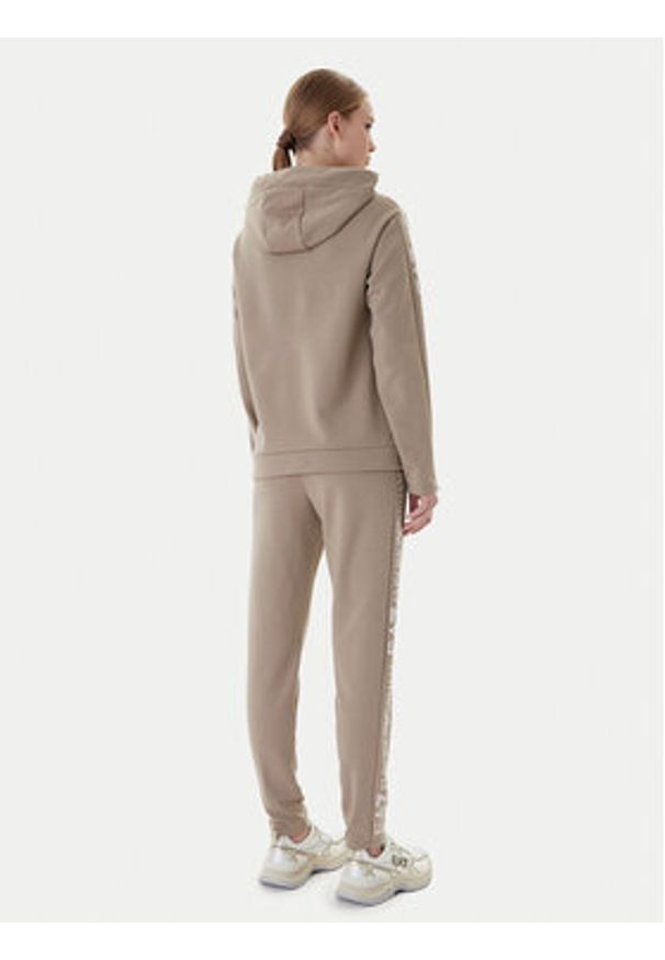 EA7 Emporio Armani Dres 7W000116 AF10443 U6167 Beżowy Regular Fit. Kolor: beżowy. Materiał: syntetyk