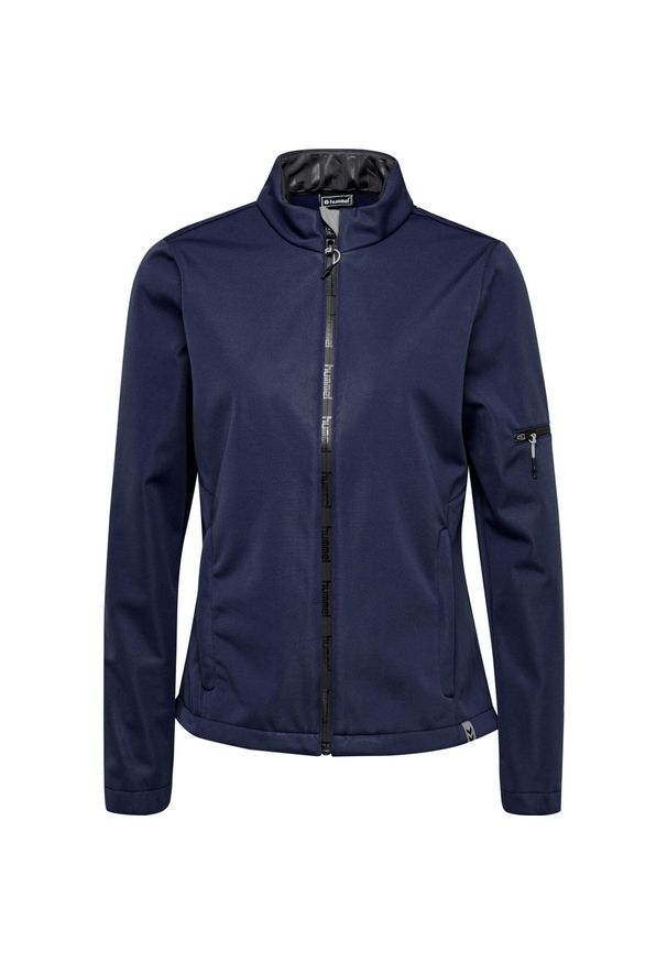 Kurtka damska Hummel North Softshell. Kolor: niebieski. Materiał: softshell. Sezon: zima, jesień. Sport: outdoor