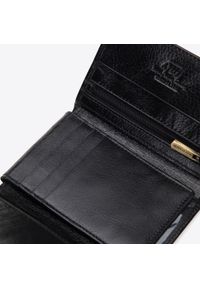 Wittchen - Męski portfel skórzany z wysuwanym panelem czarno-złoty. Kolor: złoty, czarny, wielokolorowy. Materiał: skóra #6