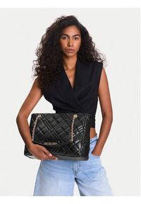 Love Moschino - LOVE MOSCHINO Torebka JC4145PP0MLA0000 Czarny. Kolor: czarny. Materiał: skórzane