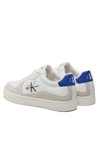 Calvin Klein Jeans Sneakersy Classic Cupsole Low Mix Mtl YM0YM01033 Biały. Kolor: biały #6