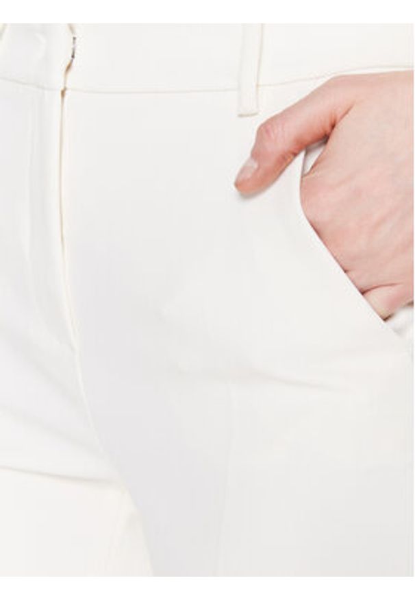 Weekend Max Mara Spodnie materiałowe Rana 2351310137 Écru Slim Fit. Materiał: materiał, syntetyk