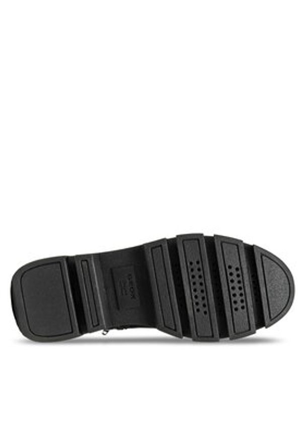 Geox Botki D Vilde D46UAB 0TUBC C9999 Czarny. Kolor: czarny. Materiał: skóra