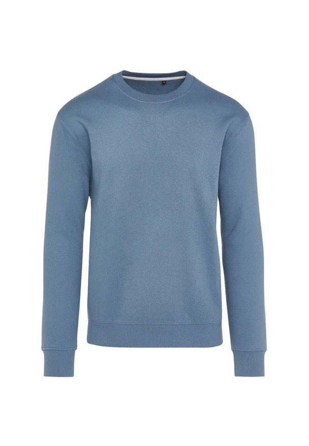 SG - Bluza Unisex Dla Dorosłych Z Bawełny Ringspun Bez Metki. Kolor: niebieski, szary. Materiał: bawełna