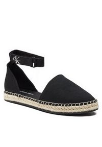 Calvin Klein Jeans Espadryle Ankle Espadrille Btw YW0YW01027 Czarny. Kolor: czarny. Materiał: materiał #3