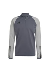 Adidas - Bluza piłkarska męska adidas Tiro 23 Competition Training Top. Kolor: szary. Długość rękawa: długi rękaw. Długość: długie. Sport: piłka nożna #1
