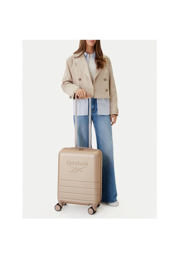 Walizka kabinowa Reebok. Kolor: beżowy