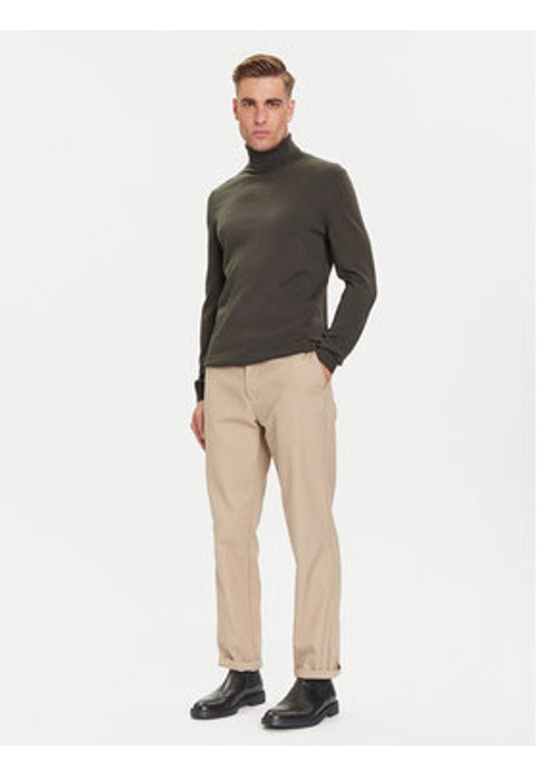 JOOP! Golf 17 Jk-04Donte 30032604 Zielony Modern Fit. Typ kołnierza: golf. Kolor: zielony. Materiał: wełna