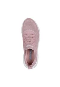 skechers - Buty do chodzenia damskie Skechers Bobs Sport Sparrow Flex. Kolor: różowy. Materiał: materiał, syntetyk. Szerokość cholewki: normalna. Model: Skechers Sport. Sport: turystyka piesza