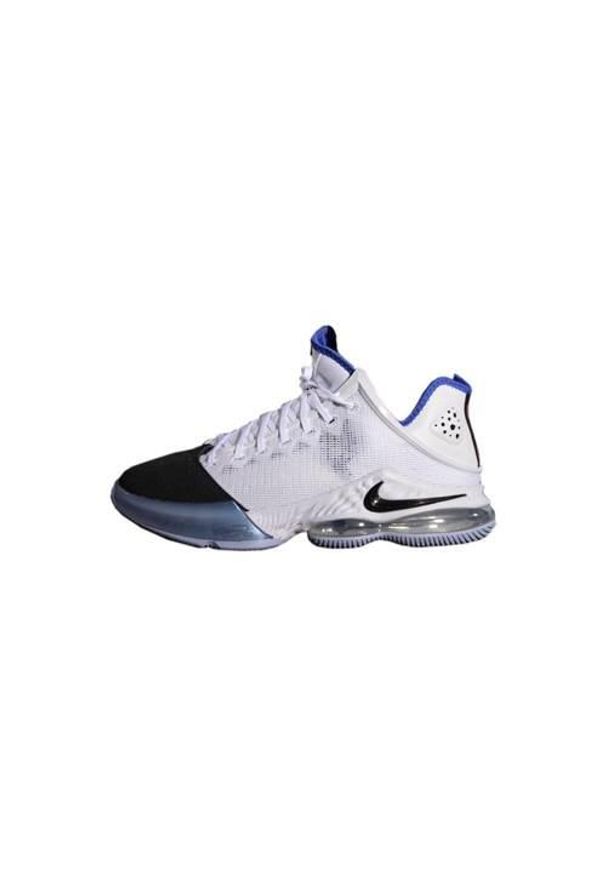 Buty koszykarskie męskie Nike Lebron Xix 19 Low. Zapięcie: sznurówki. Kolor: biały. Materiał: guma, syntetyk, materiał. Szerokość cholewki: normalna. Sport: koszykówka