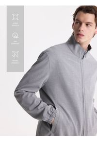 Reserved - Sportowa marynarka - jasnoszary. Kolor: szary. Materiał: tkanina, wiskoza #1