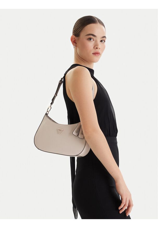 Guess Torebka Noelle II HWZG96 72180 Beżowy. Kolor: beżowy. Materiał: skórzane