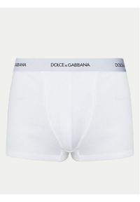 DOLCE & GABBANA - Dolce&Gabbana Bokserki M4C13J ONN96 Biały. Kolor: biały. Materiał: bawełna #1