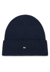 TOMMY HILFIGER - Tommy Hilfiger Czapka Flag AM0AM13586 Granatowy. Kolor: niebieski. Materiał: kaszmir, materiał