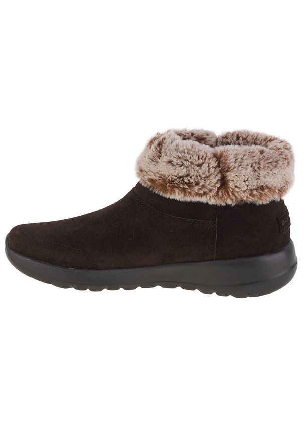 skechers - Buty zimowe damskie, Skechers On The Go Joy-Savvy. Kolor: brązowy. Sezon: zima