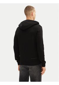 Karl Lagerfeld - KARL LAGERFELD Bluza 705751 500900 Czarny Regular Fit. Typ kołnierza: dekolt w karo. Kolor: czarny. Materiał: bawełna