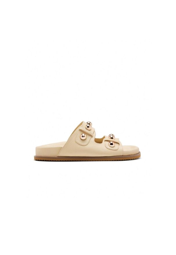 Gioseppo - Sandały GIOSEPPO WRENTHAM Beżowy. Kolor: biały. Materiał: skóra. Sezon: lato