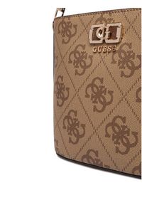 Guess Torebka Karnilla Logo HWOS99 01010 Brązowy. Kolor: brązowy. Materiał: skórzane #4