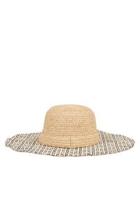 TOMMY HILFIGER - Tommy Hilfiger Kapelusz Beach Summer Straw Hat AW0AW16042 Écru. Materiał: materiał