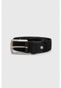 Wrangler pasek męski kolor czarny. Kolor: czarny #1