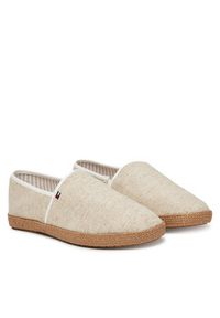 TOMMY HILFIGER - Tommy Hilfiger Espadryle Hilfiger Chambray Espadrille FM0FM05391 Écru. Materiał: materiał #5
