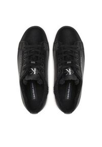 Calvin Klein Jeans Sneakersy Vulc Flatform Laceup Low Lw YW0YW00819 Czarny. Kolor: czarny. Materiał: skóra #2