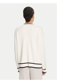 Liu Jo Sport Sweter TF5229 MS59L Écru Regular Fit. Materiał: syntetyk. Styl: sportowy #3