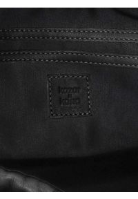 Kazar - Czarna torebka damska kazar x kasia. Kolor: czarny. Materiał: skórzane #6