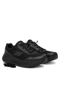 skechers - Skechers Sneakersy Go Walk Max Cushioning Flex 217113/BBK Czarny. Kolor: czarny. Materiał: materiał #3