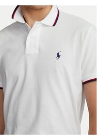 Polo Ralph Lauren Polo Classics 710842621002 Biały Slim Fit. Typ kołnierza: polo. Kolor: biały. Materiał: bawełna #3