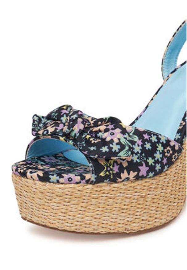 DeeZee Espadryle RT2206125 Czarny. Kolor: czarny. Materiał: materiał