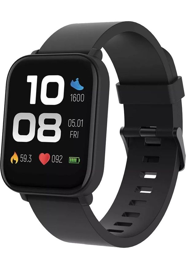 CANYON - Smartwatch Canyon SW-54 Czarny. Rodzaj zegarka: smartwatch. Kolor: czarny