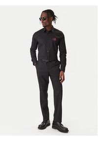 Hugo - HUGO Koszula Emero 50555786 Czarny Regular Fit. Kolor: czarny. Materiał: bawełna #3