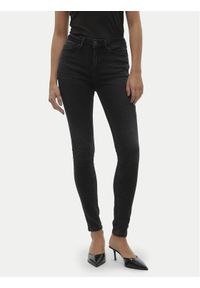 Vero Moda Jeansy Flash 10298722 Czarny Skinny Fit. Kolor: czarny #1